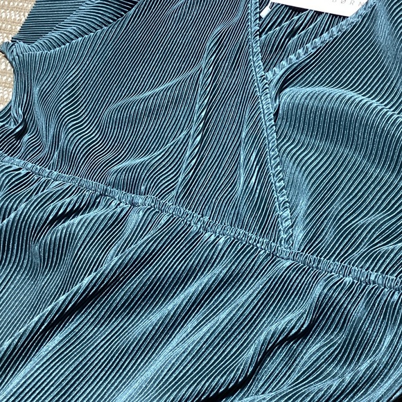 NWT Baltic Born XL pleated Teal Maxi Dress - Picture 15 of 15